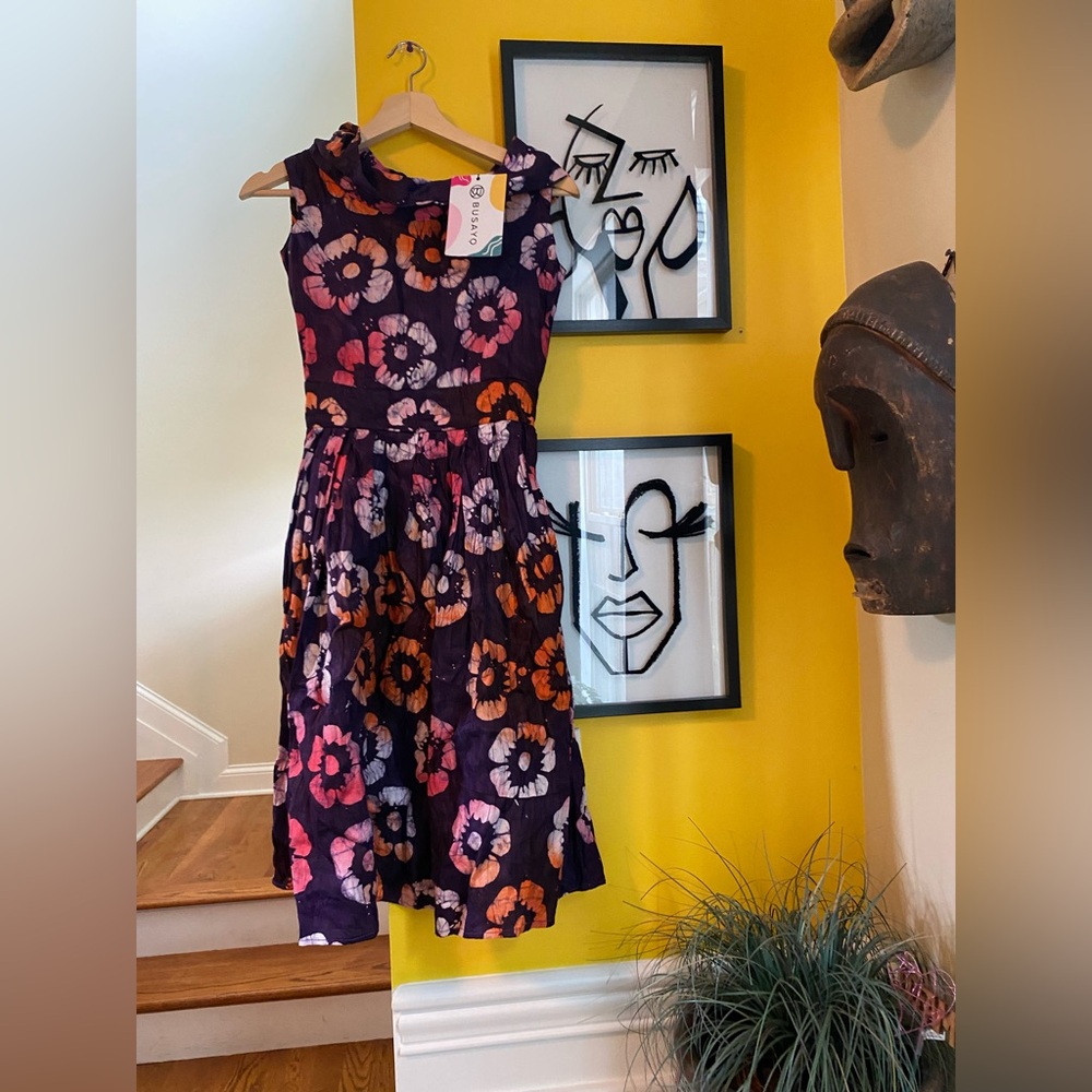 Busayo Fit and Flare Dress Size Small NWT
